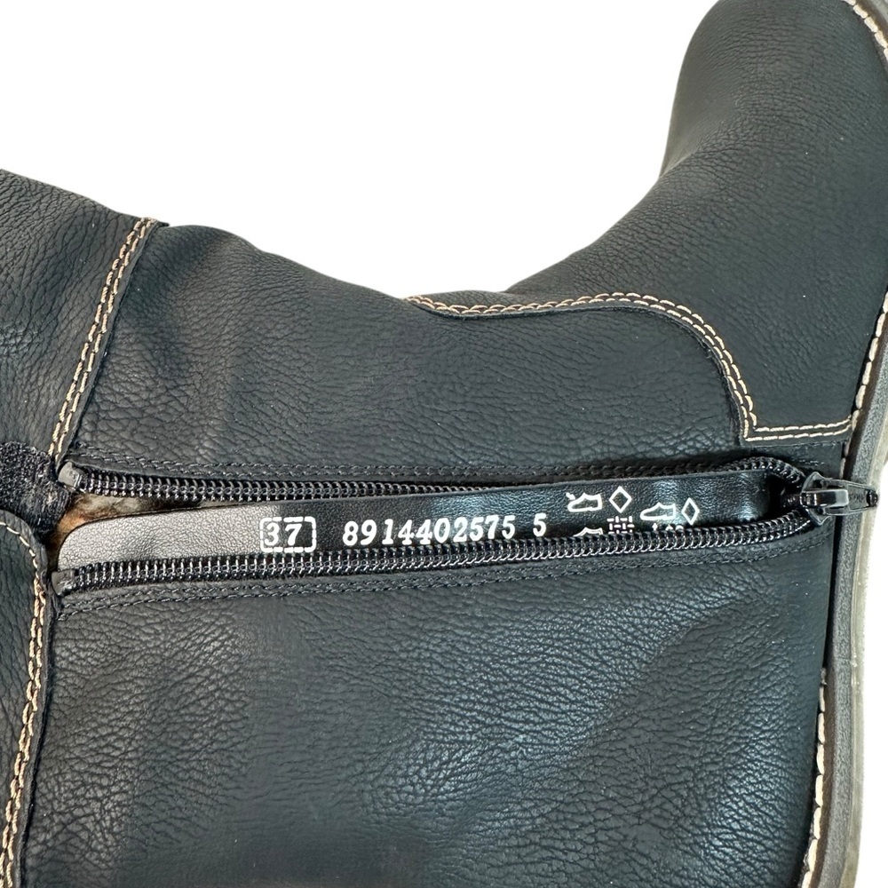 Remonte Dawson Boots Size 6 Faux Fur Lined Shearling Winter Fold Over Warm - Picture 15 of 16